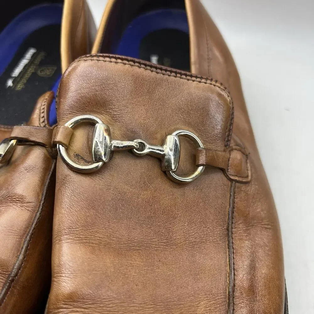 Allen Edmonds Road Warriors Bit Loafers Men Size 12 D Brown Leather Comfort Shoe